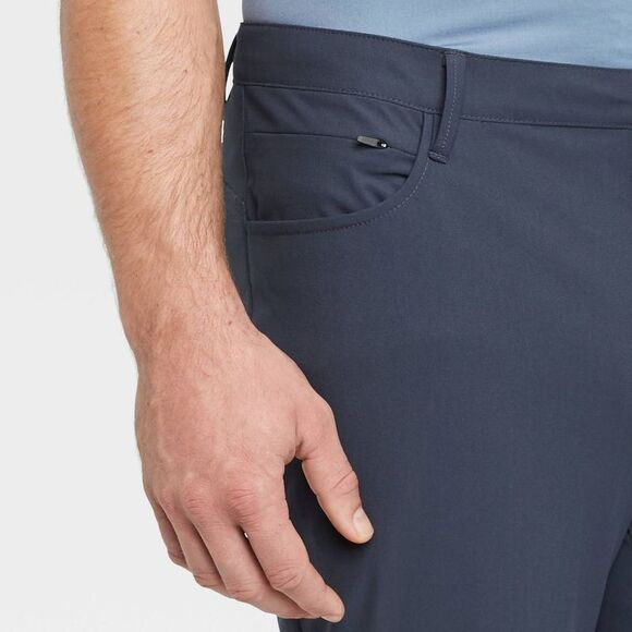 All In Motion -  Men's Golf Pants Straight Casual Fit Navy - Picture 6 of 6